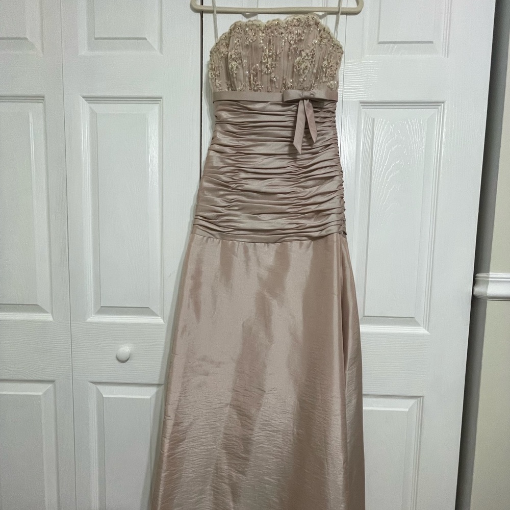 Floor length evening gown